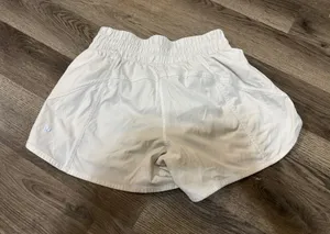 Lululemon White Athletic Shorts thumbnail 1