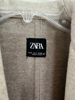 Zara Tan/Beige Coat Size Small   thumbnail 5