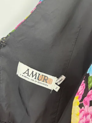 AMUR Evita Floral Ruffle Maxi thumbnail 9