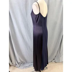 Jessica McClintock Gunne Sax Purple Navy Panel‎ Maxi 13/14 thumbnail 7