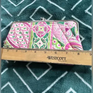 Vera Bradley Colorful Quilted clasp Clutch wallet. thumbnail 11