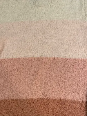 LC Lauren Conrad Striped Sweater Women’s Med Pink Tones Soft Winter Bohemian thumbnail 7