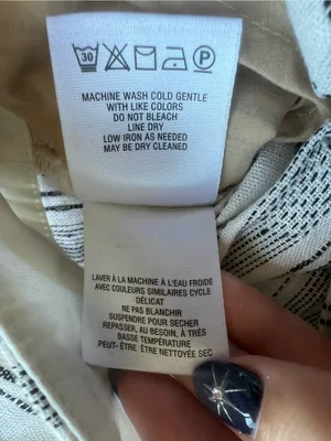 Anthropologie Ett:Twa Mauritius Paperbag Waisted Belted White Black Pants Size 0 thumbnail 12