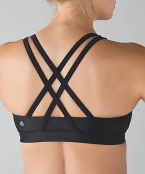 Lululemon Energy Bra in black thumbnail 3
