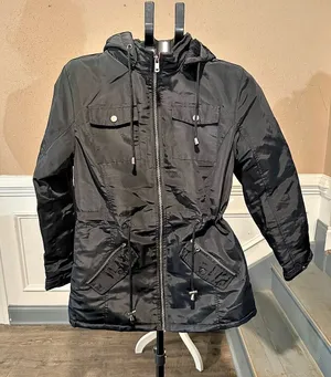 Danesi Black Hooded Jacket Size M NWT Size M thumbnail 1