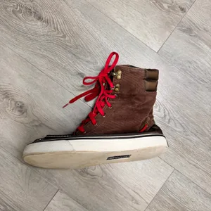 Sperry Top Sider Acklins Brown Corduroy Flannel Lined High Top‎ Boots Size 8.5 thumbnail 2