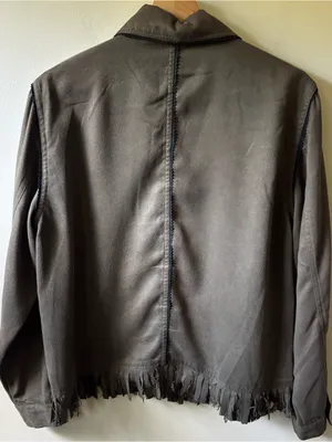 C.a. Sport Faux Suede Fringe Jacket thumbnail 5