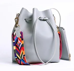Nathaniel Colorful Strap Bucket Bag Blue thumbnail 1
