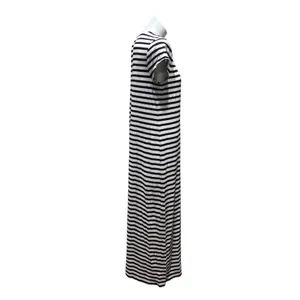 A New Day Women's Striped Maxi Dress Black & White Size XL thumbnail 3