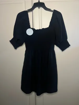 NWT Hill House Home Athena Nap Dress Black XS thumbnail 4