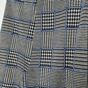 plaid houndstooth flare leg pants size Small thumbnail 6