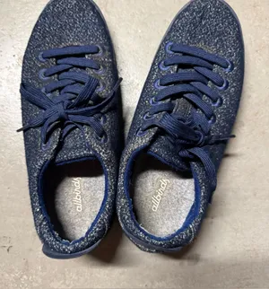 Allbirds Wool Piper Sneaker Navy Blue Size 8 euc thumbnail 1