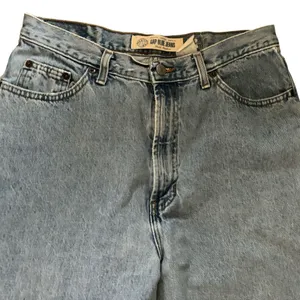 VTG Gap Blue Jeans No. 9 Reverse Fit RVS Sz 10/34 Light Wash High Rise Baggy Fit thumbnail 3