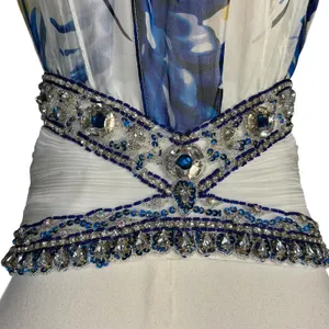 Terani Cocktail Dress 100% Silk Y2K Fairy Beaded Short Sheer Lined Flowy SZ 2 thumbnail 6