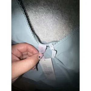 urban outfitters V-Neck Bustier Camisole Bra Top L NWT Blue Adjustable Straps thumbnail 5