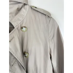 Lauren Ralph Lauren Trench Coat Women’s Size XXS Tan Double Breasted minimalist thumbnail 5