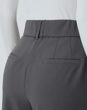 Halara high waisted pocket solid work tapered pants thumbnail 5