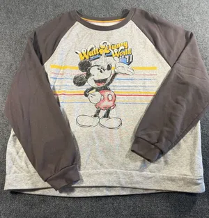 Disney Official Parks Crewneck Sweatshirt Mickey Mouse Magic Kingdom 1971 2XL thumbnail 1