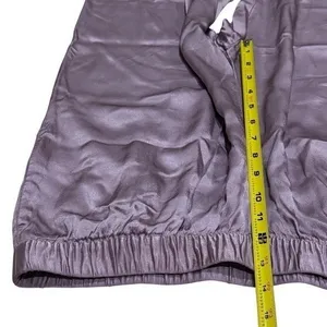 Soft Surroundings Lavender Satin Pocket Drawstring Pants Career Comfort Chic L thumbnail 8