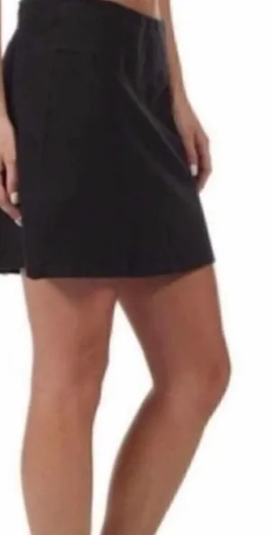 Patagonia‎ Skort Women Black Active Hiking Golf Skirt 8 thumbnail 1