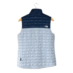 The North Face ThermoBall Eco Puffer Vest Womens M Blue Excellent Quilted Zip thumbnail 3