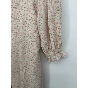 In Loom Dress Women Large Ditsy Floral Long Sleeve Prairie Cottagecore Boho Maxi thumbnail 2