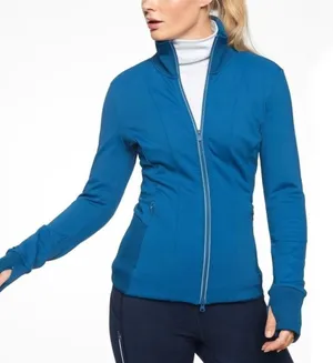 Athleta Ridge Full Zip Jacket Size Small Blue Athletic Hiking Outdoor Sporty thumbnail 1