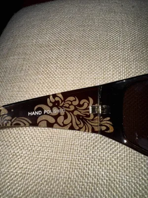 Brown women sunglasses UV 400 protection hand polished thumbnail 6