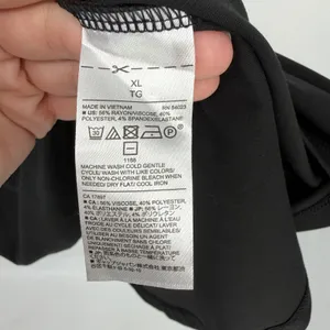NWT Banana Republic Womens XL Black One‎ Shoulder Ruffle Hem Midi Dress thumbnail 4