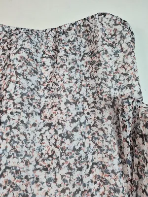 Express Floral Print Short Sleeve Blouse thumbnail 10