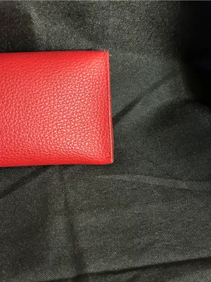 GUESS Red & Black Pebbled Eyewear Sunglasses Pouch Case thumbnail 6