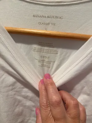Banana Republic Classic Tee White Size L thumbnail 3