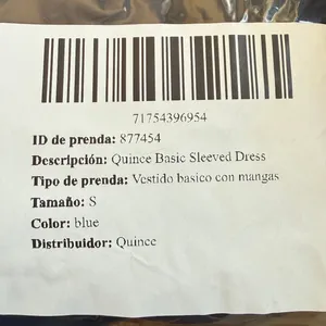 Quince Ultra-Soft Performance Active Dress Navy Blue Small NWT Athletic Casual thumbnail 7
