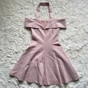 Nicholas x Dress Sadie Halter Mini in Blush Pink 0 NWT New thumbnail 2