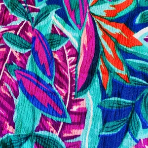 Lulu's Hipnotized Purple‎ Floral Tropical Patterned Romper Sz Medium Crackled thumbnail 7