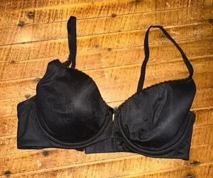 Victoria’s Secret 36D black soft Body lined Demi bra thumbnail 1