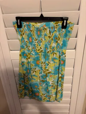 Billabong Strapless Floral Mini Dress thumbnail 4