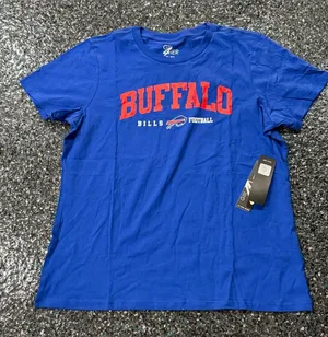NWT Women's XL G III 4Her NFL Buffalo Bills Short Sleeve Blue XL T-Shirt thumbnail 1
