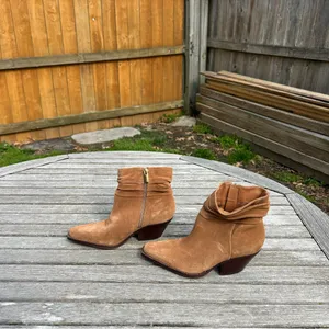 Vince Camuto‎ Nerlinji Brown Suede Bootie 5.5 thumbnail 5
