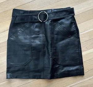 Stradivarius ASOS Faux Leather Mini Skirt thumbnail 3