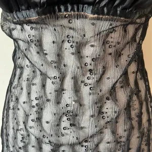 Vintage Sequin Cami Black Size M thumbnail 4