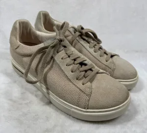 Birkenstock Bend Low Canvas Suede Sneakers Sandcastle Beige Tan 40 L9 M7 1031‎ thumbnail 1