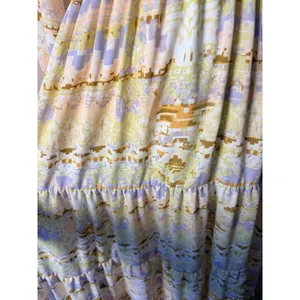 Shyanne Maxi Dress‎ Womens XS Multicolor Excellent Southwestern Tiered V-Neck thumbnail 12