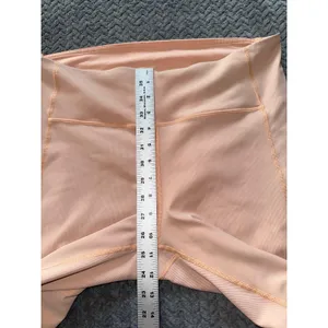 Lululemon Womens Train High Rise Shorts‎ Bike Ribbed Peach size 14 thumbnail 6