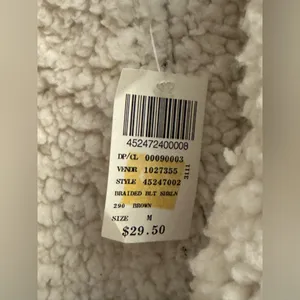 Y2K NWT Wet Seal Size Medium Sherpa Lined Cozy Vest thumbnail 11