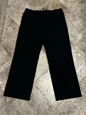Lululemon Smooth Fit Wide Leg Pull On High Rise Wide Leg Pant LW5GH7S Black 14 thumbnail 2