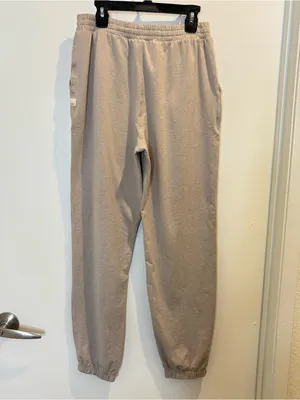 Vuori Boyfriend Pant Joggers Size XS Draw String Light Beige thumbnail 5