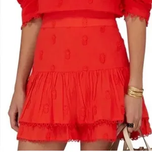 Farm Rio Women's 3D Pineapple Mini Skirt Size S thumbnail 7