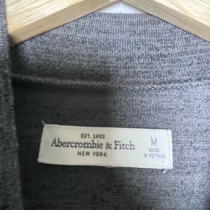 Abercrombie Women’s Gray Mini Dress Sz M Y2K Mock Neck Long Sleeve Fit Flare thumbnail 6