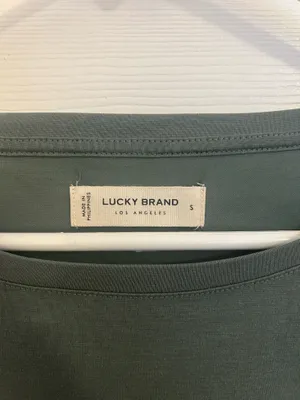 Lucky Brand Long Sleeve Shirt Green thumbnail 3
